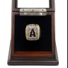 MLB 2002 Los Angeles Angels of Anaheim World Series Championship Replica Fan Ring with Wooden Display Case