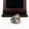 MLB 2003 Florida Marlins World Series Championship Replica Fan Ring with Wooden Display Case