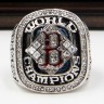 MLB 2004 Boston Red Sox World Series Championship Replica Fan Ring with Wooden Display Case