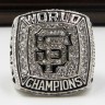 MLB 2012 San Francisco Giants World Series Championship Replica Fan Ring with Wooden Display Case