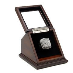 MLB 2012 San Francisco Giants World Series Championship Replica Fan Ring with Wooden Display Case