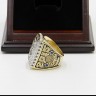 MLB 2015 Kansas City Royals World Series Championship Replica Fan Ring with Wooden Display Case