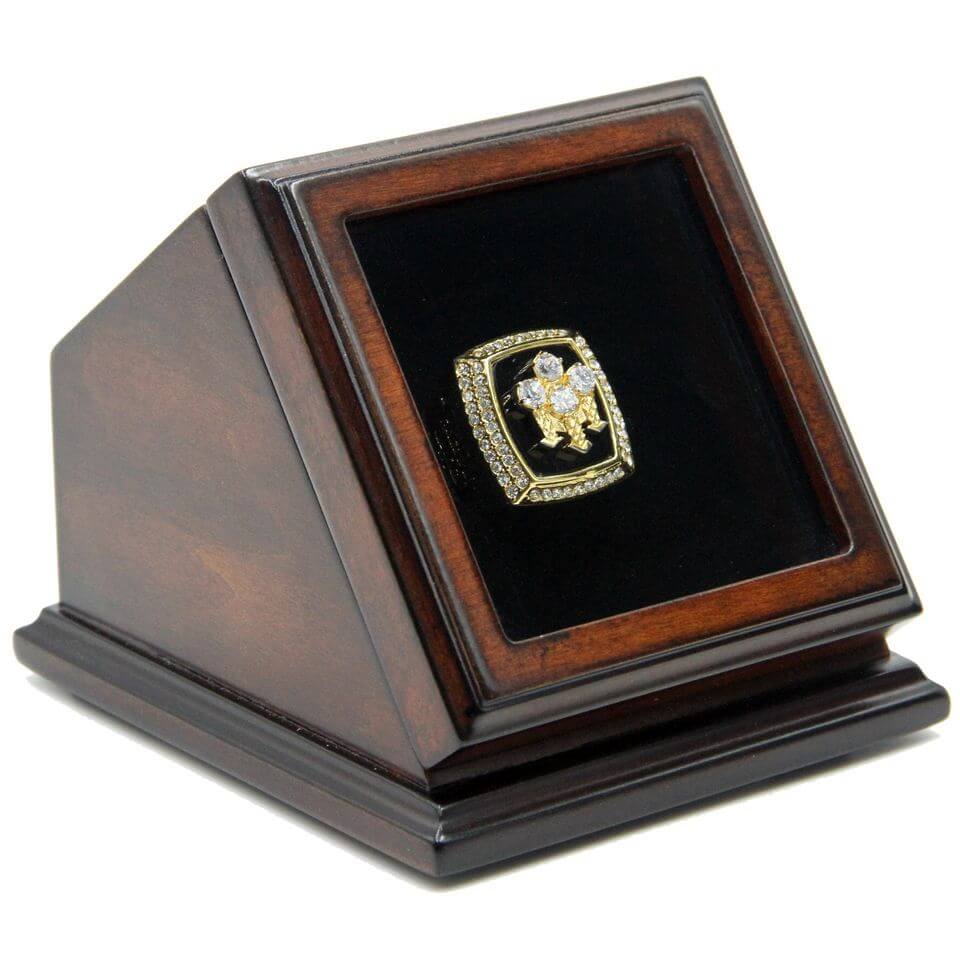 Amazon.com: Chicago Bulls Replica NBA 1997 Championship Ring Shadowbox w/MJ  Card : Collectibles & Fine Art