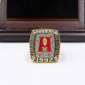 NCAA 1992 Alabama Crimson Tide Championship Replica Ring with Wooden Display Case