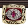 NFC 1983 Washington Redskins Championship Replica Fan Ring with Wooden Display Case