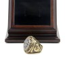 NFL 1966 Super Bowl I Green Bay Packers Championship Replica Fan Ring with Wooden Display Case