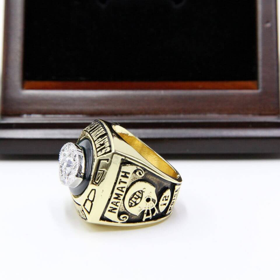 NFL 1968 Super Bowl III New York Jets Championship Replica Ring NFL 1968 Super Bowl III New York Jets Championship Replica Ring