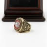 NFL 1969 Super Bowl IV Kansas City Chiefs Championship Replica Fan Ring with Wooden Display Case
