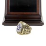 NFL 1971 Super Bowl VI Dallas Cowboys Championship Replica Fan Ring with Wooden Display Case