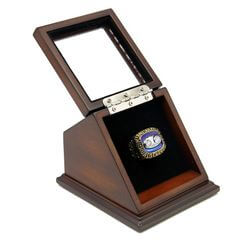 NFL 1973 Super Bowl VIII Miami Dolphins Championship Replica Fan Ring with Wooden Display Case