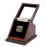 NFL 1974 Super Bowl IX Pittsburgh Steelers Championship Replica Fan Ring with Wooden Display Case