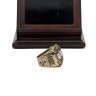 NFL 1975 Super Bowl X Pittsburgh Steelers Championship Replica Fan Ring with Wooden Display Case