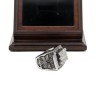 NFL 1980 Super Bowl XV Los Angeles/Oakland Raiders Championship Replica Fan Ring with Wooden Display Case