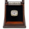 NFL 1981 Super Bowl XVI San Francisco 49Ers Championship Replica Fan Ring with Wooden Display Case