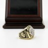 NFL 1981 Super Bowl XVI San Francisco 49Ers Championship Replica Fan Ring with Wooden Display Case