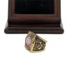 NFL 1982 Super Bowl XVII Washington Redskins Championship Replica Fan Ring with Wooden Display Case