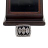 NFL 1983 Super Bowl XVIII Los Angeles/Oakland Raiders Championship Replica Fan Ring with Wooden Display Case