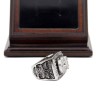 NFL 1983 Super Bowl XVIII Los Angeles/Oakland Raiders Championship Replica Fan Ring with Wooden Display Case