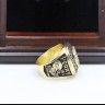 NFL 1985 Super Bowl XX Chicago Bears Championship Replica Fan 18K Gold Plated Ring with display case