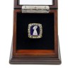 NFL 1986 Super Bowl XXI New York Giants Championship Replica Fan Ring with Wooden Display Case