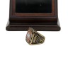 NFL 1987 Super Bowl XXII Washington Redskins Championship Replica Fan Ring with Wooden Display Case