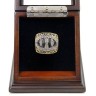 NFL 1988 Super Bowl XXIII San Francisco 49Ers Championship Replica Fan Ring with Wooden Display Case