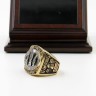 NFL 1988 Super Bowl XXIII San Francisco 49Ers Championship Replica Fan Ring with Wooden Display Case
