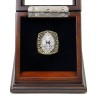 NFL 1989 Super Bowl XXIV San Francisco 49Ers Championship Replica Fan Ring with Wooden Display Case