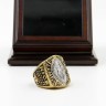 NFL 1989 Super Bowl XXIV San Francisco 49Ers Championship Replica Fan Ring with Wooden Display Case