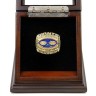 NFL 1990 Super Bowl XXV New York Giants Championship Replica Fan Ring with Wooden Display Case