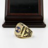 NFL 1990 Super Bowl XXV New York Giants Championship Replica Fan Ring with Wooden Display Case