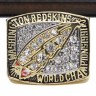 NFL 1991 Super Bowl XXVI Washington Redskins Championship Replica Fan Ring with Wooden Display Case