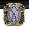 NFL 1993 Super Bowl XXVIII Dallas Cowboys Championship Replica Fan Ring with Wooden Display Case