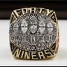 NFL 1994 Super Bowl XXIX San Francisco 49Ers Championship Replica Fan Ring with Wooden Display Case