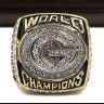 NFL 1996 Super Bowl XXXI Green Bay Packers Championship Replica Fan Ring with Wooden Display Case