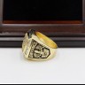 NFL 1997 Super Bowl XXXII Denver Broncos 18K Gold-Plated Championship Replica Fan Ring with Wooden Display Case