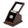 NFL 1999 Super Bowl XXXIV St. Louis Rams Championship Replica Fan Ring with Wooden Display Case