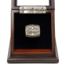 NFL 1999 Super Bowl XXXIV St. Louis Rams Championship Replica Fan Ring with Wooden Display Case