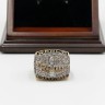 NFL 1999 Super Bowl XXXIV St. Louis Rams Championship Replica Fan Ring with Wooden Display Case