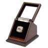 NFL 2000 Super Bowl XXXV Baltimore Ravens Championship Replica Fan Ring with Wooden Display Case