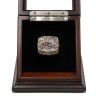 NFL 2000 Super Bowl XXXV Baltimore Ravens Championship Replica Fan Ring with Wooden Display Case