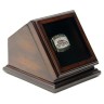 NFL 2000 Super Bowl XXXV Baltimore Ravens Championship Replica Fan Ring with Wooden Display Case