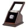 NFL 2001 Super Bowl XXXVI New England Patriots Championship Replica Fan Ring with Wooden Display Case