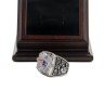 NFL 2001 Super Bowl XXXVI New England Patriots Championship Replica Fan Ring with Wooden Display Case