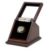 NFL 2002 Super Bowl XXXVII Tampa Bay Buccaneers Championship Replica Fan Ring with Wooden Display Case