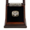 NFL 2002 Super Bowl XXXVII Tampa Bay Buccaneers Championship Replica Fan Ring with Wooden Display Case