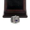 NFL 2003 Super Bowl XXXVIII New England Patriots Championship Replica Fan Ring with Wooden Display Case