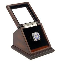 NFL 2006 Super Bowl XLI Indianapolis Colts Championship Replica Fan Ring with Wooden Display Case