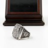 NFL 2007 Super Bowl XLII New York Giants Championship Replica Fan Ring with Wooden Display Case - Manning