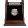 NFL 2008 Super Bowl XLIII Pittsburgh Steelers Championship Replica Fan Ring with Wooden Display Case - Roethlisberger
